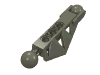 Деталь LEGO Bionicle Rahkshi Leg Lower Section, Темно-серый