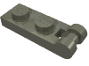 Набор LEGO Plate Special 1 x 2 with Handle on End [Closed Ends], Темно-серый