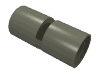 Набор LEGO Technic Pin Connector Round [Slotted], Темно-серый