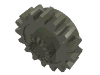 Деталь LEGO Technic Gear 16 Tooth with Clutch [Toothed], Темно-серый