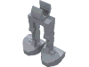 Деталь LEGO Legs Mechanical, Battle Droid, Серебристый металлик