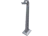 Деталь LEGO HO Scale, Accessory Lamp Post, Lattice Mast, Серебристый металлик