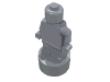 Деталь LEGO Minifig Trophy Statuette, Серебристый металлик