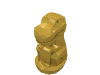 Деталь LEGO Tyrannosaurus Rex Baby, Золотистый металлик