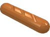 Деталь LEGO Bread, Средне-темный телесный