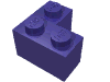 Деталь LEGO Кирпичик угловой 2 x 2, Темно-фиолетовый