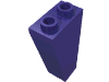 Деталь LEGO Скос перевёрнутый 75° 2 x 1 x 3, Темно-фиолетовый