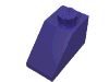 Набор LEGO Slope 45В° 2 x 1, Темно-фиолетовый