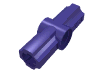 Набор LEGO Technic Axle and Pin Connector Angled #2 - 180В°, Темно-фиолетовый