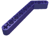 Деталь LEGO Балка Technic изогнутая толстая 1 x 9 (7 - 3), Темно-фиолетовый
