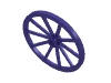 Деталь LEGO Wheel Wagon Giant (56mm D., 7 studs Dia.), Темно-фиолетовый