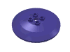 Деталь LEGO Dish 6 x 6 Inverted (Radar) [Hollow Studs], Темно-фиолетовый