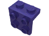 Деталь LEGO Кронштейн 1 x 2 - 2 x 2, Темно-фиолетовый
