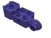 Деталь LEGO Technic Brick Special 2 x 2 with Axle Hole, Rotation Joint Ball Half [Vertical Side], Vertical Axle Hole End, Темно-фиолетовый