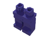 Деталь LEGO Бёдра с ногами, Темно-фиолетовый