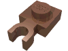 Набор LEGO Plate Special 1 x 1 with Clip Vertical [Thin U Clip], Dark Flesh