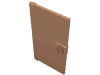 Деталь LEGO Door  1 x  4 x  6 Smooth with Chamfered Handle Plinth, Телесный