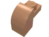 Набор LEGO Brick Curved 1 x 2 x 1 1/3 with Curved Top, Flesh