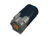 Набор LEGO 9V Medium Motor 3 x 6 x 3 [Dark Bluish Gray Bottom / 21cm Wire], Бесцветный