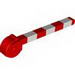 Деталь LEGO DUPLO BARRIER, LEVER, Красный