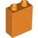 Duplo, Brick 1 x 2 x 2 with Eye with White Spot and Curve Print on Both Sides