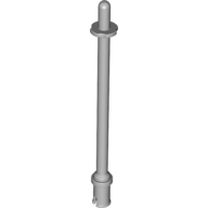 Деталь LEGO Bar 8L - Two Stop Rings / One  Pin, Technic Figure Ski Pole [Rounded End], Светлый сине-серый