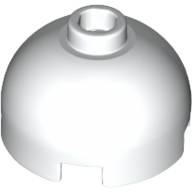 Деталь LEGO Brick, Round 2 x 2 Dome Top - Hollow Stud with Bottom Axle Holder x Shape + Orientation, Прозрачный светло-голубой