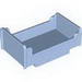 Деталь LEGO Duplo Furniture Bed 3 x 5 x 1 2/3, Ярко-светло-голубой