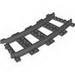 Деталь LEGO Train, Track Plastic (RC Trains) Curved, Темный сине-серый