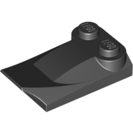 Деталь LEGO Brick Wedged 2 x 3 x 2/3 Two Studs, Wing End, Средне-лавандовый
