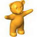 Набор LEGO Teddy Bear - Arms Up, Желтый