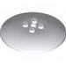 Деталь LEGO Dish 6 x 6 Inverted (Radar) [Solid Studs], Желтый