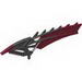 Bionicle Wing Bladed with Marbled Dark Red Pattern (Antroz)