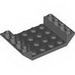 Деталь LEGO Slope Inverted 45° 6 x 4 Double with 4 x 4 Cutout and 3 Holes, Средне-лазурный