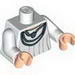 Torso SW Robe with Silver Necklace Print / White Arms / Light Flesh Hands