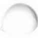 Деталь LEGO Windscreen 8 x 4 2/3 x 3 2/3 Quarter Sphere (Inner) with Pins, Прозрачный бесцветный