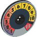 Technic Disk 3 x 3 with Numbers 1 to 11 Print