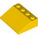 Набор LEGO Slope 33В° 3 x 4 with Roaring Cheetah Head Print, Желтый