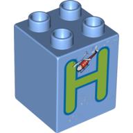 DUPLO BRICK 2X2X2 H