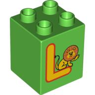 DUPLO BRICK 2X2X2 L
