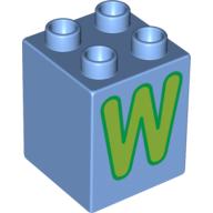 DUPLO BRICK 2X2X2 W