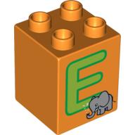 DUPLO BRICK 2X2X2 E ELEPHANT