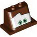 Windscreen 2 x 3 x 2 with 2 x 4 Base with Green Eyes on White Background Print [Cars Mater]