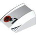 Slope Curved 2 x 2 Lip, No Studs with Asian Characters and Number 7 Print