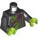 Torso Alien Conquest Alien Shoulder Strap Print / Black Arms / Lime Hands