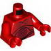 Torso SW R-3PO Print / Red Arms / Red Hands