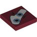 Tile 2 x 2 with Blue Eyes on White Background Print