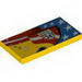 Tile 2 x 4 with Stars and Stripes, 'WGP 24' Print Model Right Side