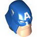 Large Figure Head Modified Super Heroes Captain America with Light Flesh Face Print