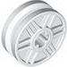 Деталь LEGO Wheel 18 x 8 with Fake Bolts and Shallow Spokes and Axle Hole, Белый